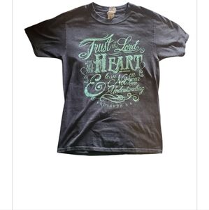 Graphic Tee with Inspirational Proverbs 3:5
